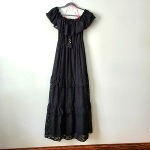 Catherine Malandrino Black Maxi Dress